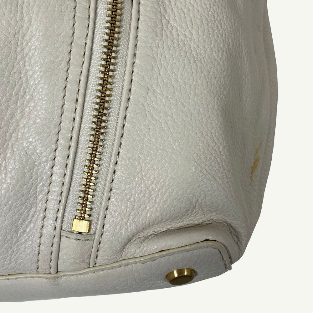 Cole Haan Bailey Ivory Drawstring Tote - Picture 9 of 10